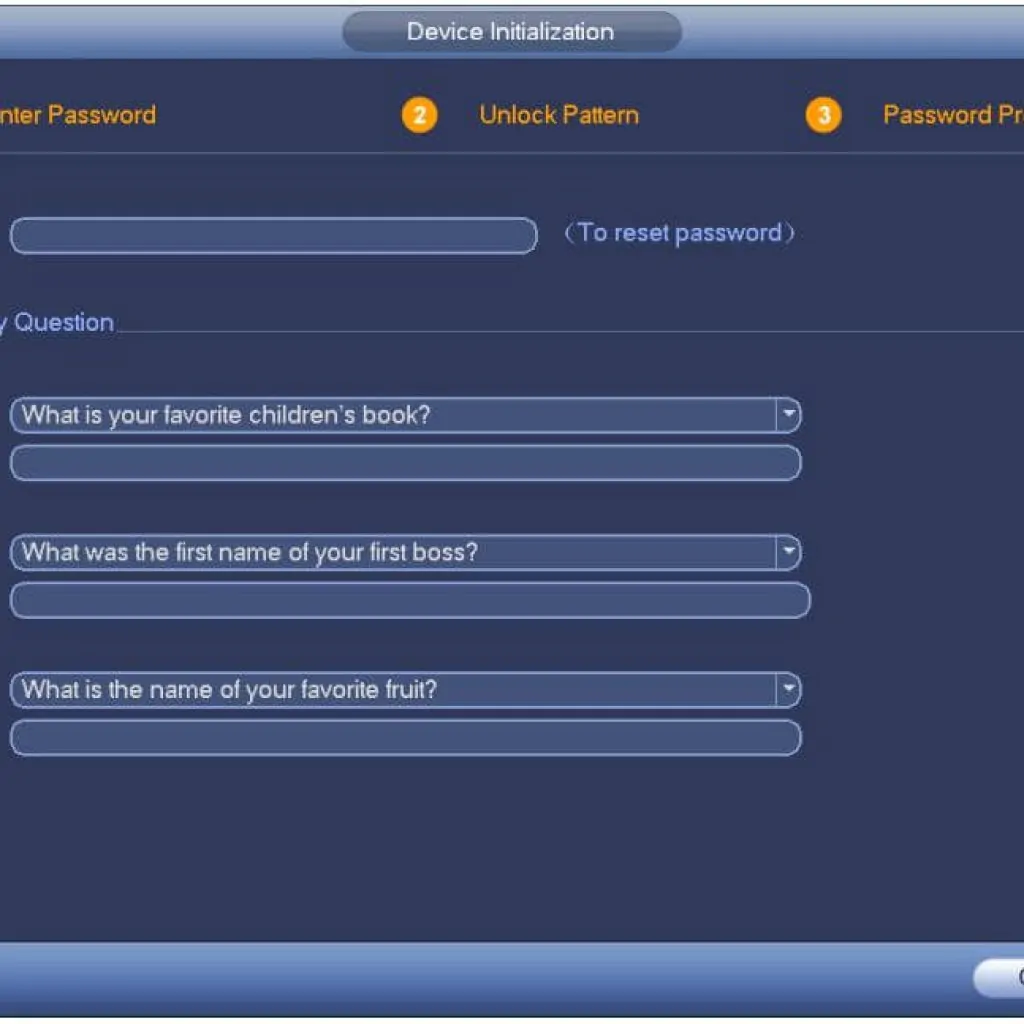 Dahua-DVR-Security-Question-Screen